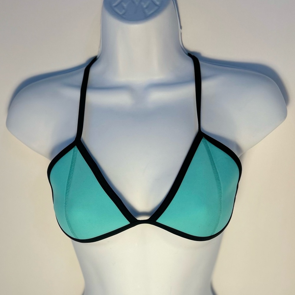 Aqua color Bikini top-Size: Small
